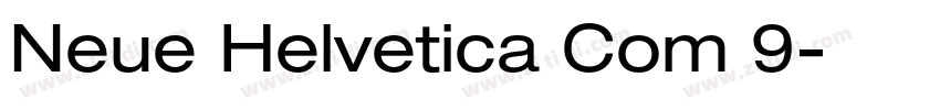 Neue Helvetica Com 9字体转换